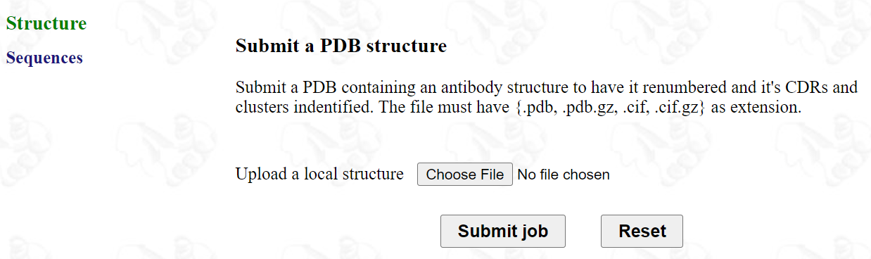 Submit a PDB